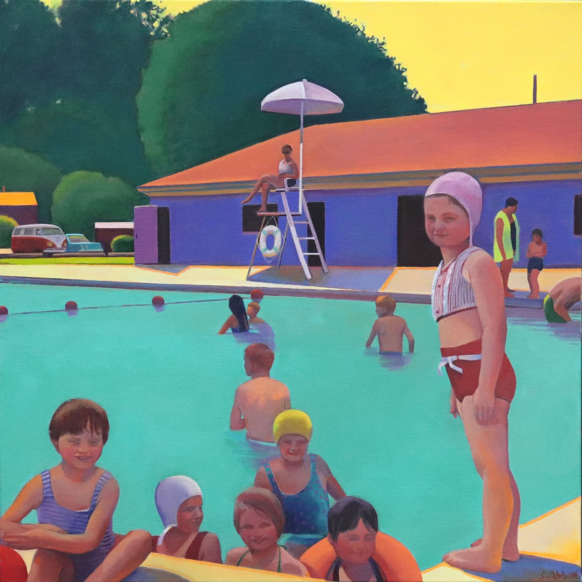 Swimming Pool by Susan Abbott 