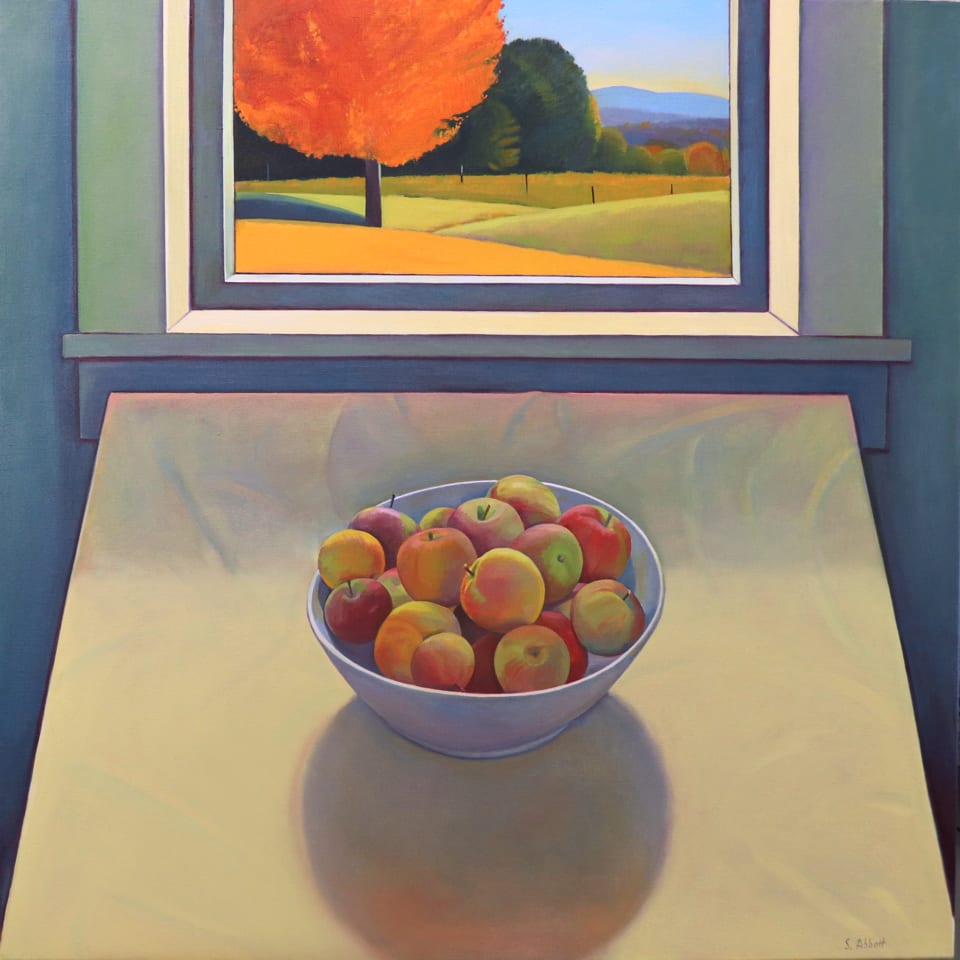 "Table in Autumn" by Susan Abbott 