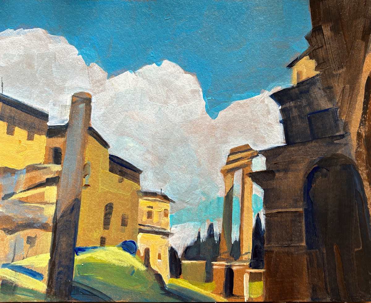 Teatro de Marcelo, Rome by Susan Abbott 