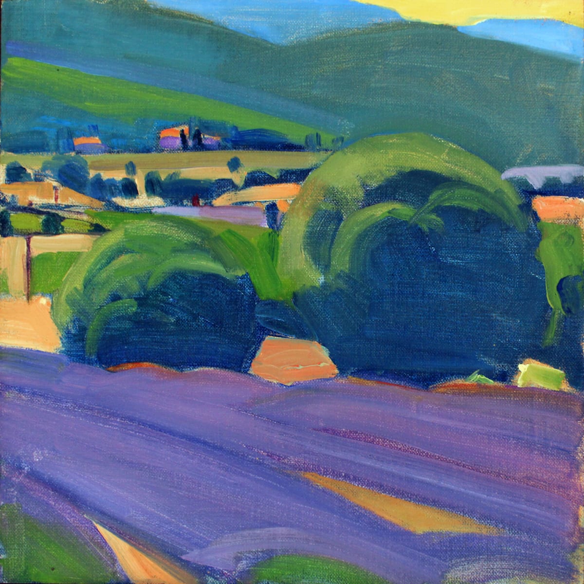 "Two Trees and Lavender" by Susan Abbott 