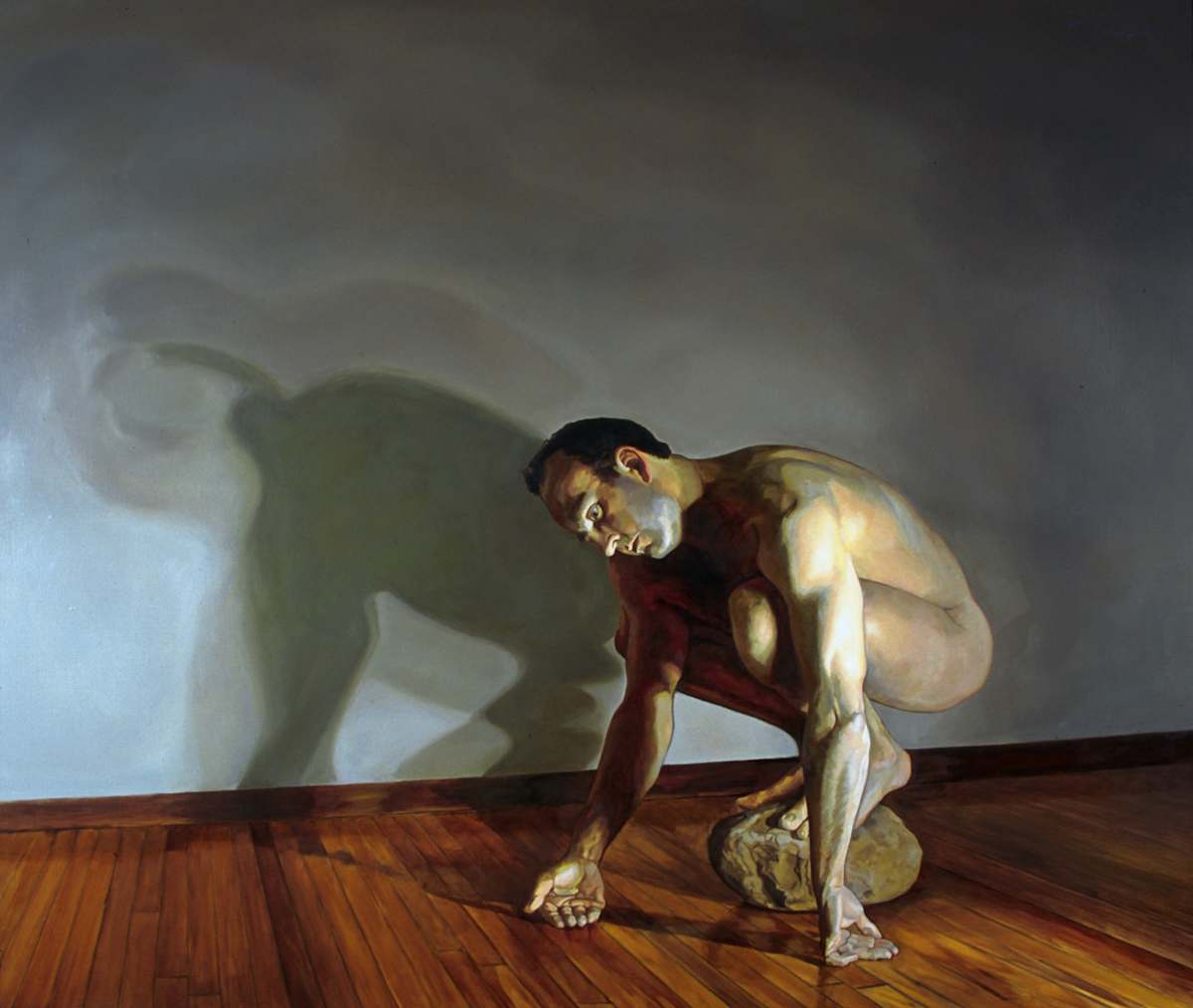 "Man/Rock" ("The Pinnacle") by Matthew Davey, Image 1.