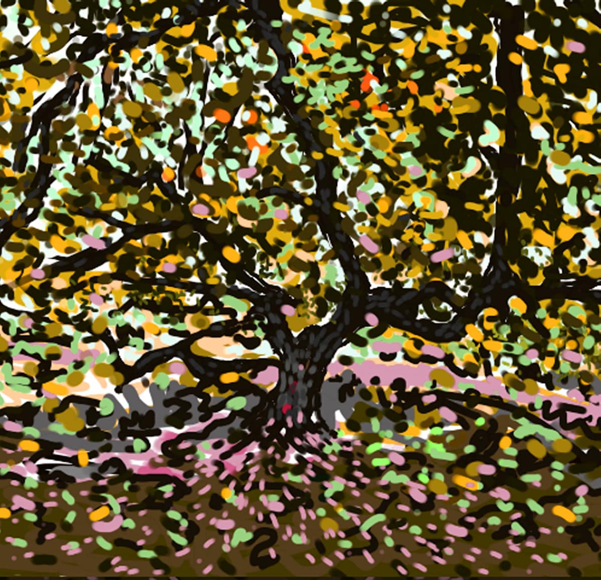 Maxwell Tree landscape, Image 1.