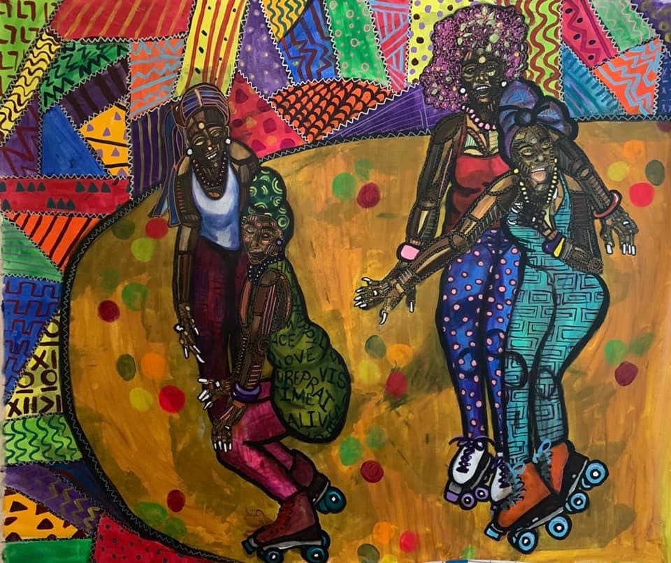 Bounce, Rock,  Roller Skate by Zsudayka Nzinga 