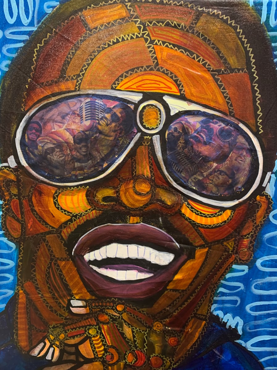 Stevie Wonder by Zsudayka Nzinga 