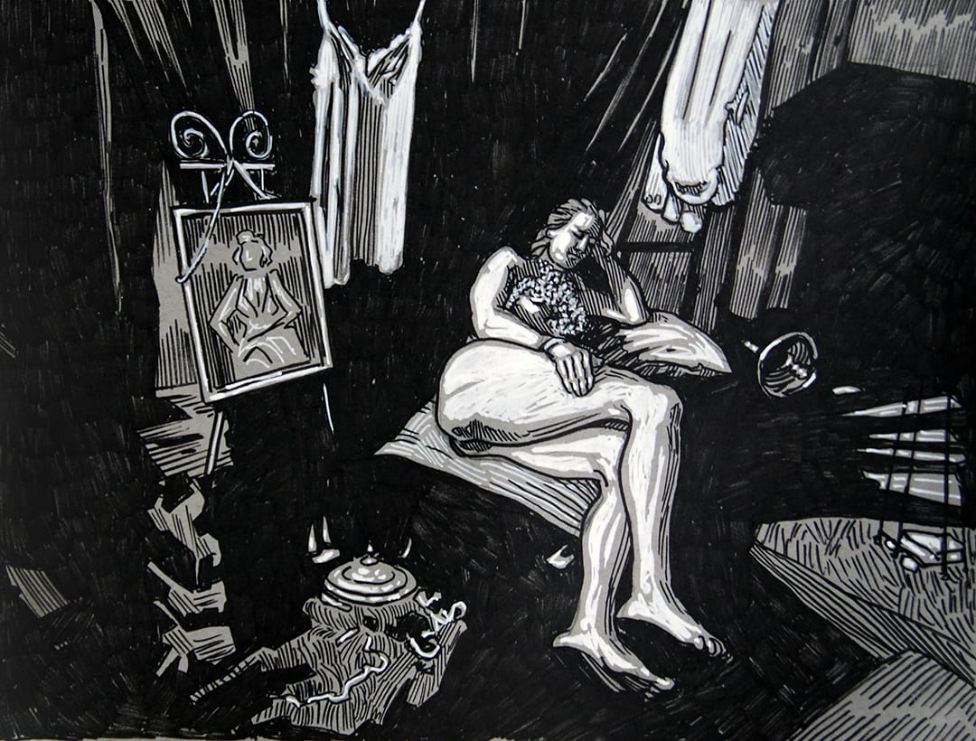 Zoom Figure Drawing #112 - Phoebe 