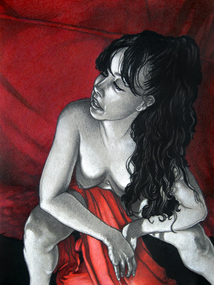 Zoom Figure Drawing #119 - Rebecca by Robert Bean, Image 1.