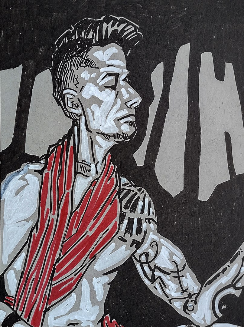 Zoom Figure Drawing #139 - Aleksander, Image 1.