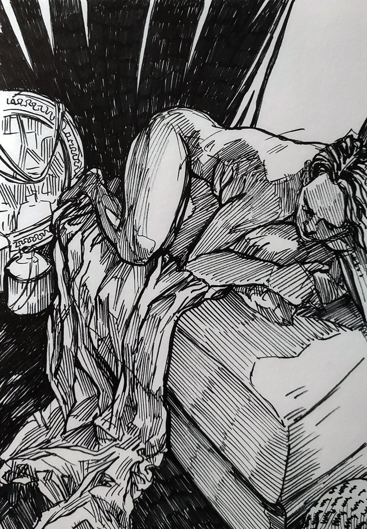 Zoom Figure Drawing #142 - Phoebe by Robert Bean 