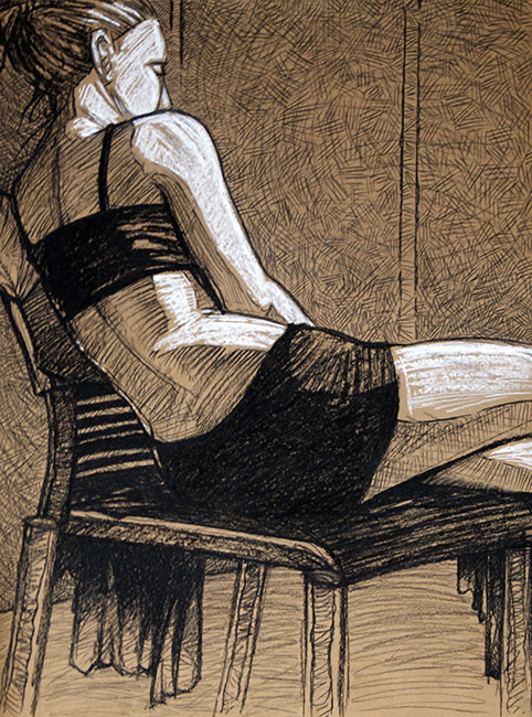 UALR Figure Drawing #4 (Kristy) by Robert Bean 