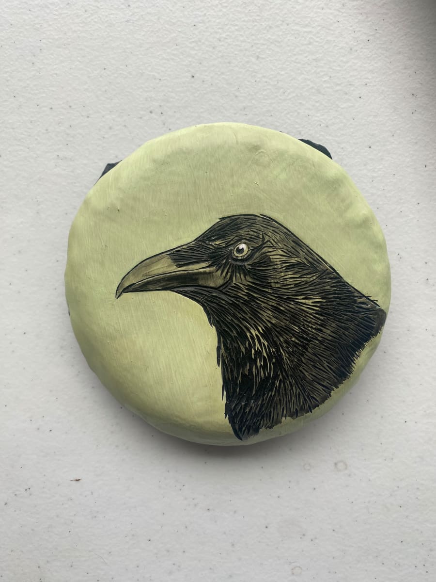 Crow Head by Stefanie Spivak-Birndorf, Image 3.