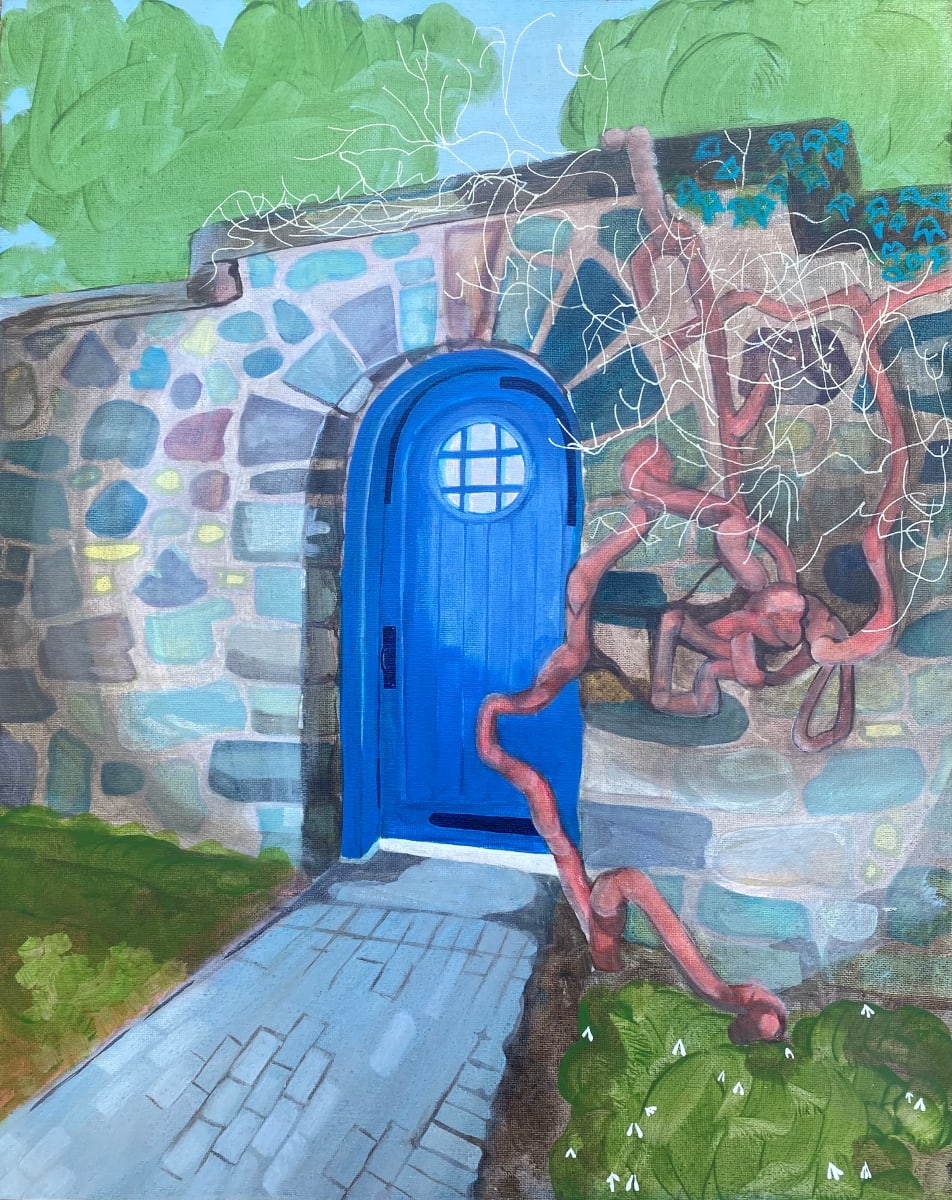 Freeway To Cranbrook Series (The Blue Door) by Stefanie Spivak-Birndorf  Image: Largest piece in a 7 piece series