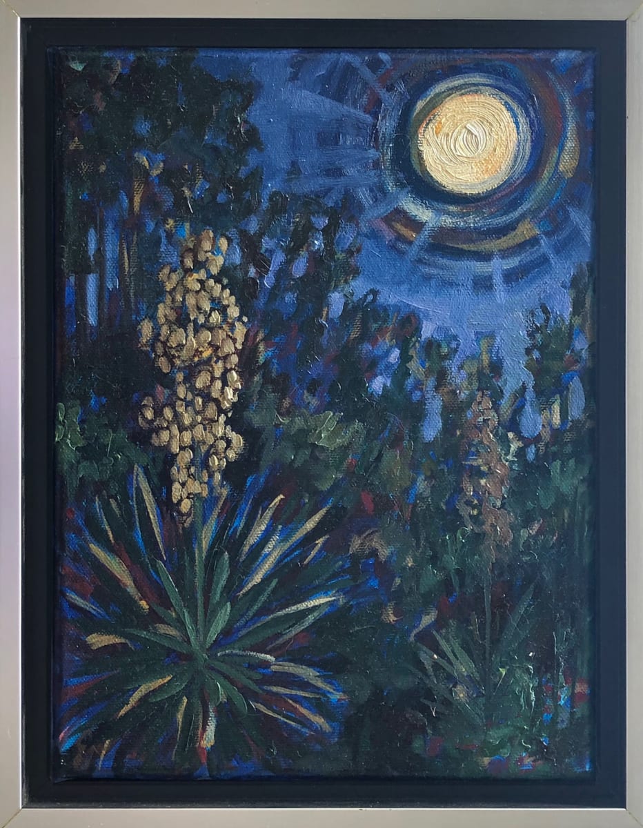 Enviable Garden, 12” x 9”, 2021, oil on canvas, $195 