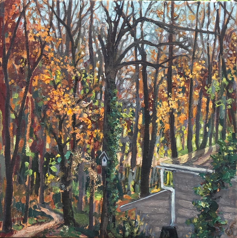 Backyard in Fall, Image 2.
