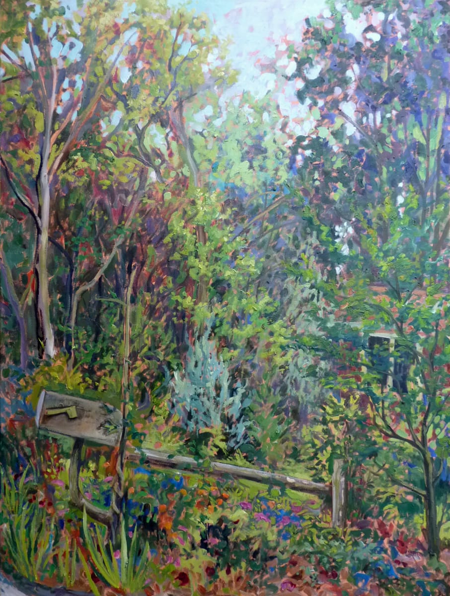 Frontyard-Nature Preserve  Image: Painted from life in my frontyard.
