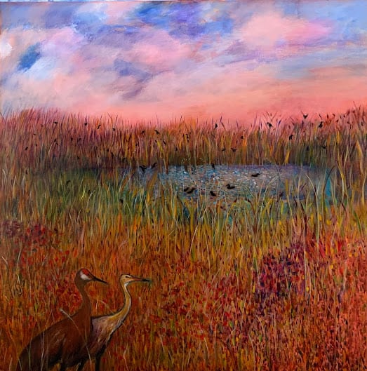 The Marsh at Dusk 
