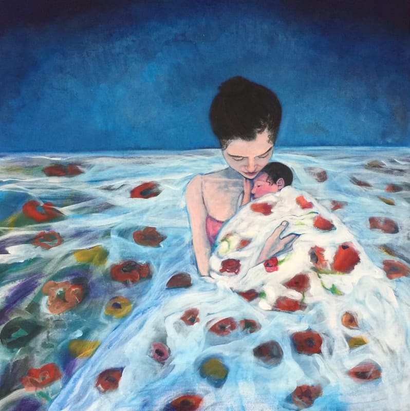 Mother and Newborn, Image 1.
