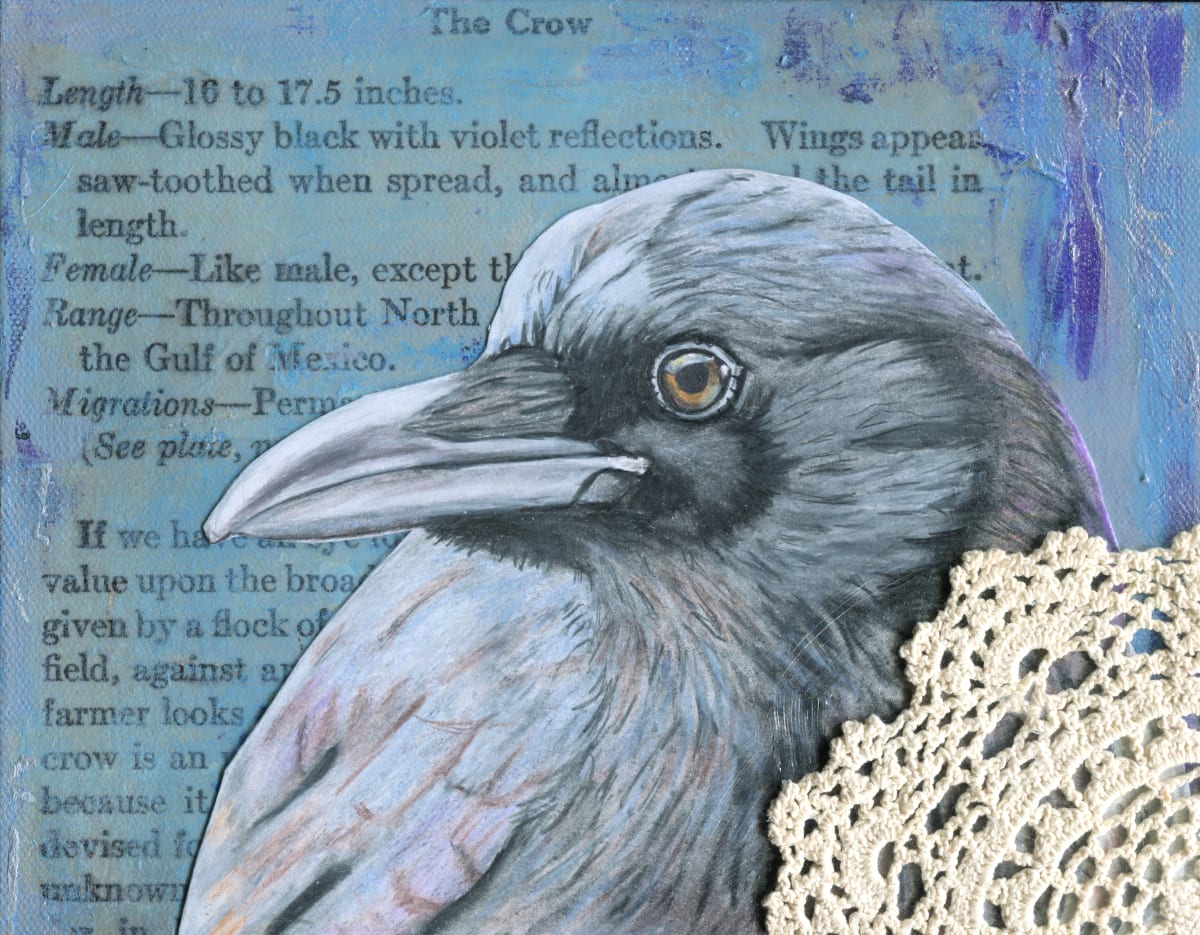 Crow Study #3 by Lisa Wiertel 