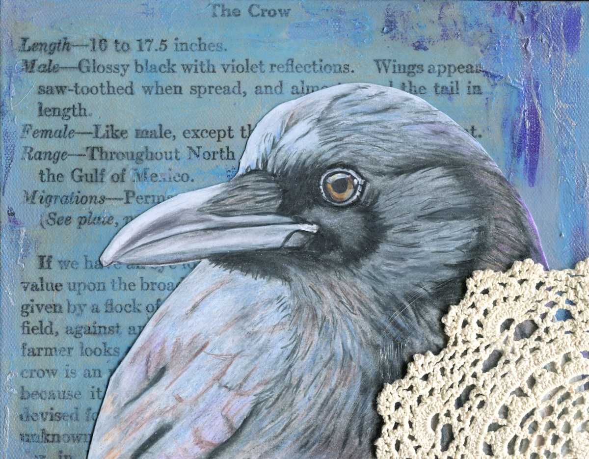 Crow Study #3 by Lisa Wiertel, Image 1.