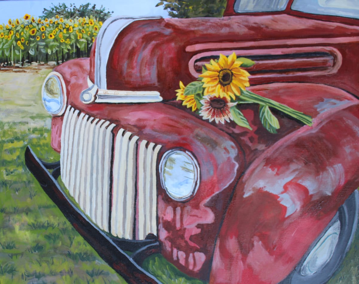 Sunflowers in Summertime by Lisa Wiertel 