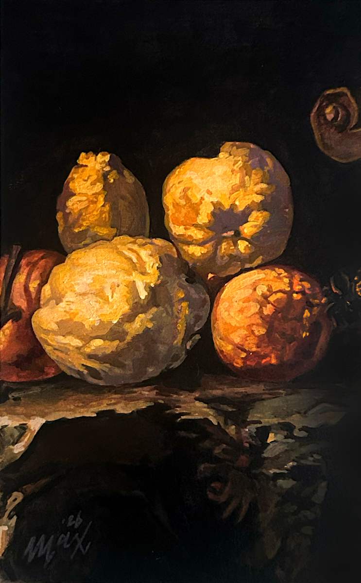Louvre Still Life Master Copy by Maxwell Roath, Image 1.