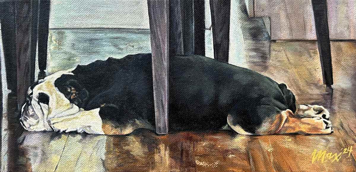 Slumbering George by Maxwell Roath, Image 1.