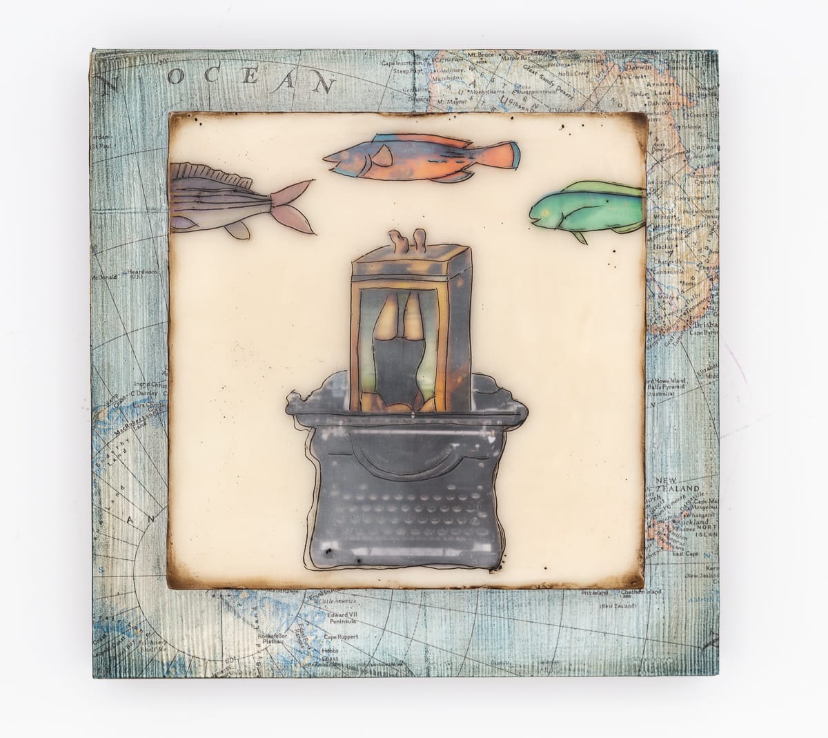 In To Deep by Scorpio Encaustics 