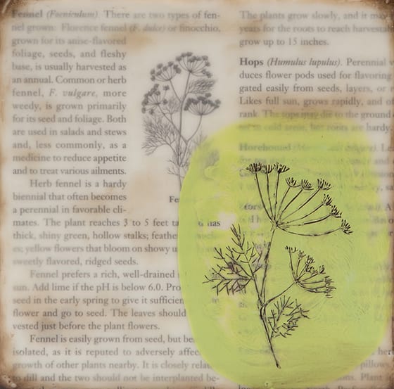 Hops by Scorpio Encaustics 