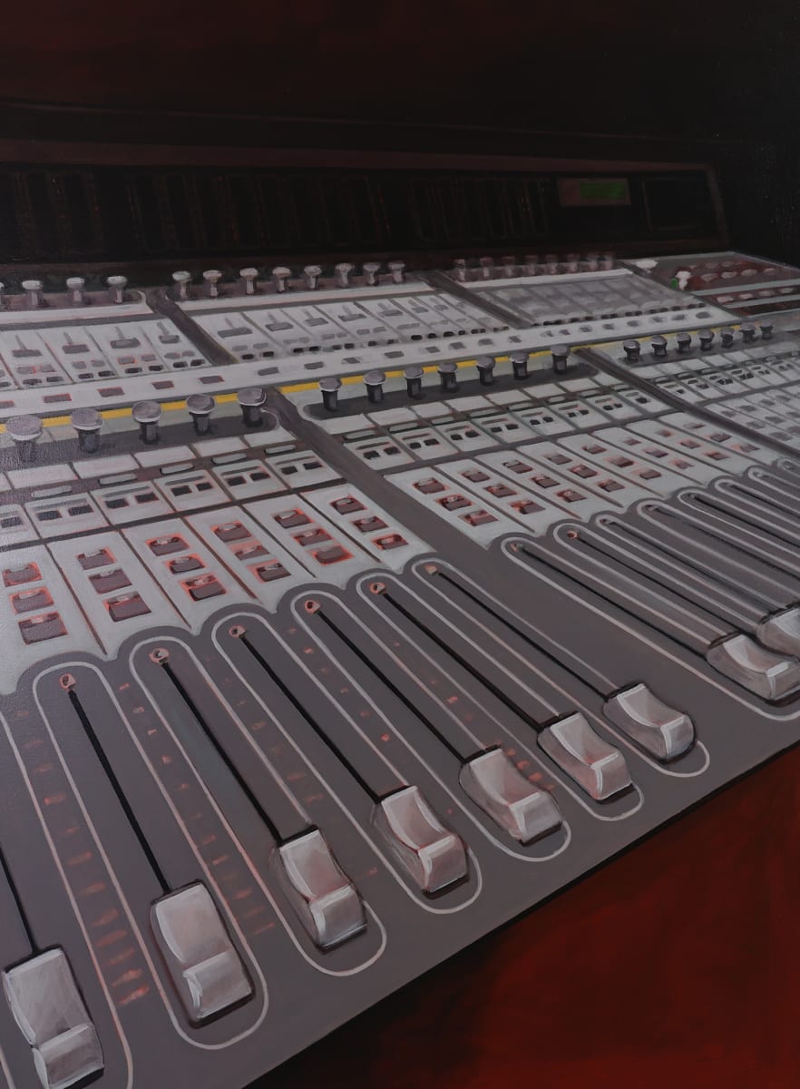 Red Mixing Board, Image 1.