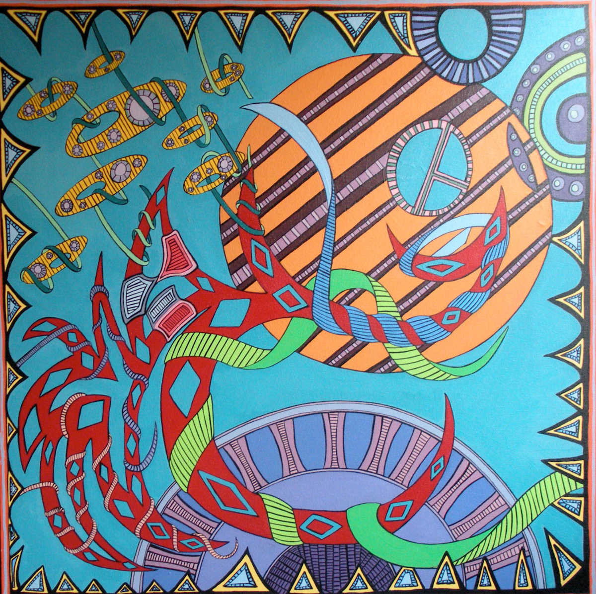 Orange Sun, Image 1.