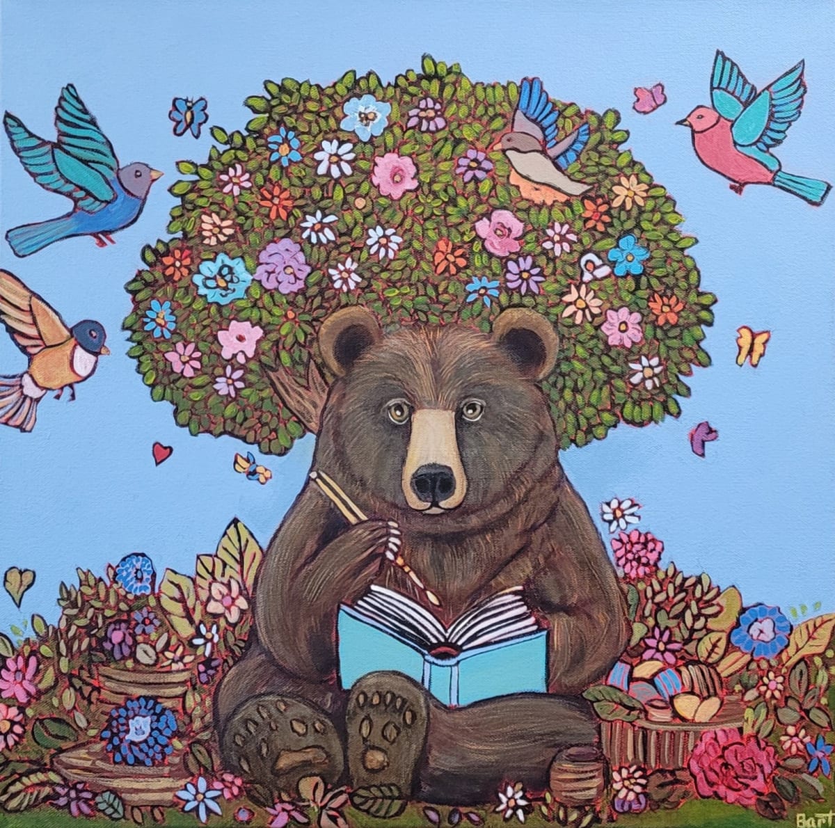 Plein Air Bear by Sylvie Bart, Image 2.