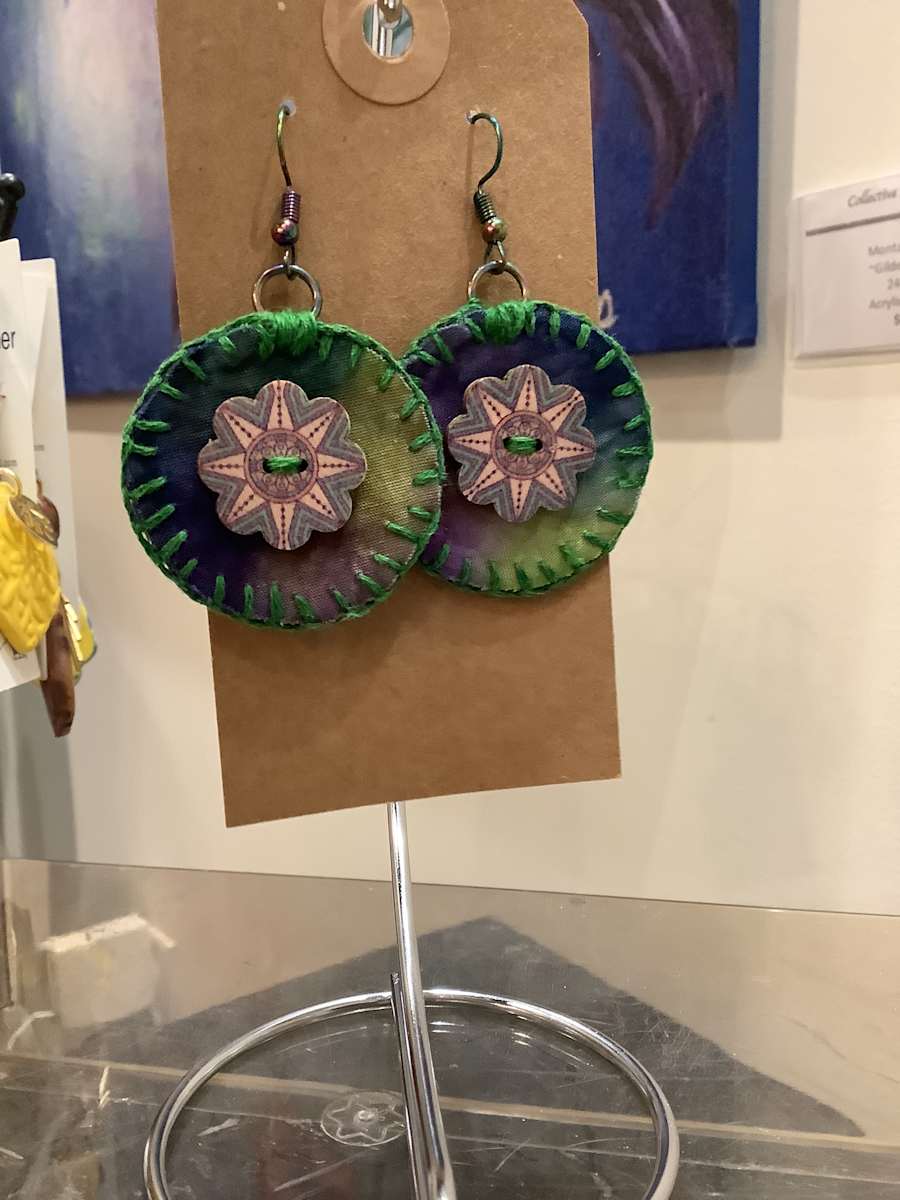 Earrings by Angelia Wilson, Image 1.