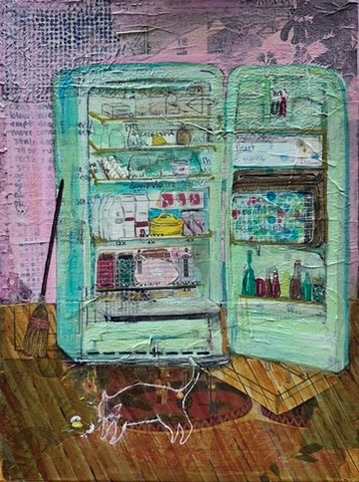 Green Refrigerator by Angelia Wilson, Image 1.