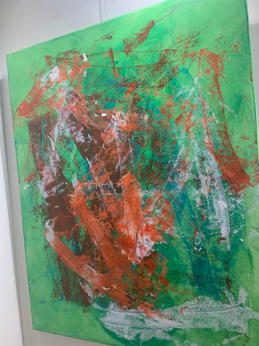 Friction in Green by Angelia Wilson, Image 1.