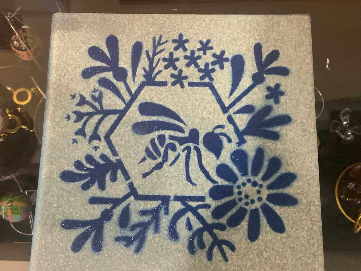 Large square trivet by Angelia Wilson, Image 1.