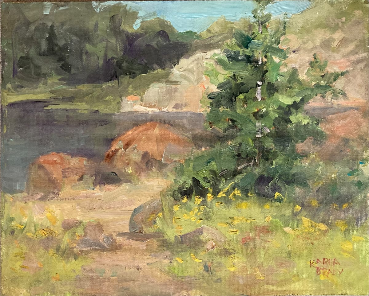 At Burford Lake by Karla Brady 