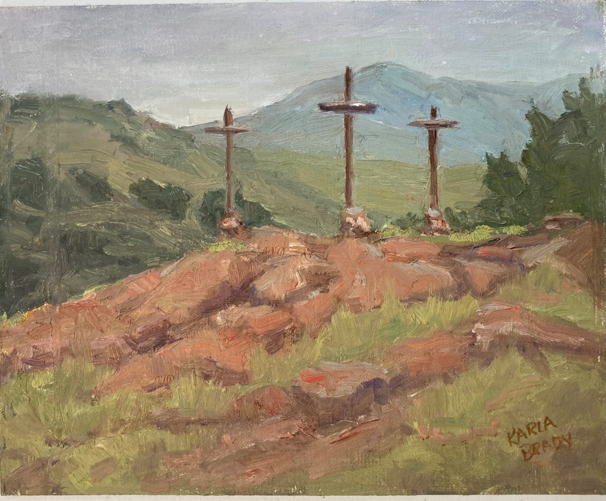 Three Crosses by Karla Brady 