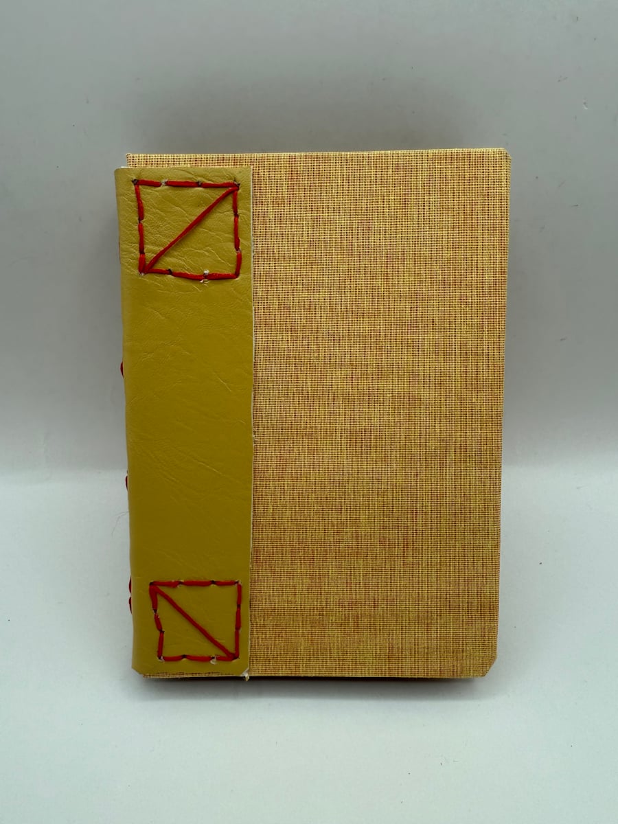Yellow and Orange Blank Journal by Kelly K. Pontoni 