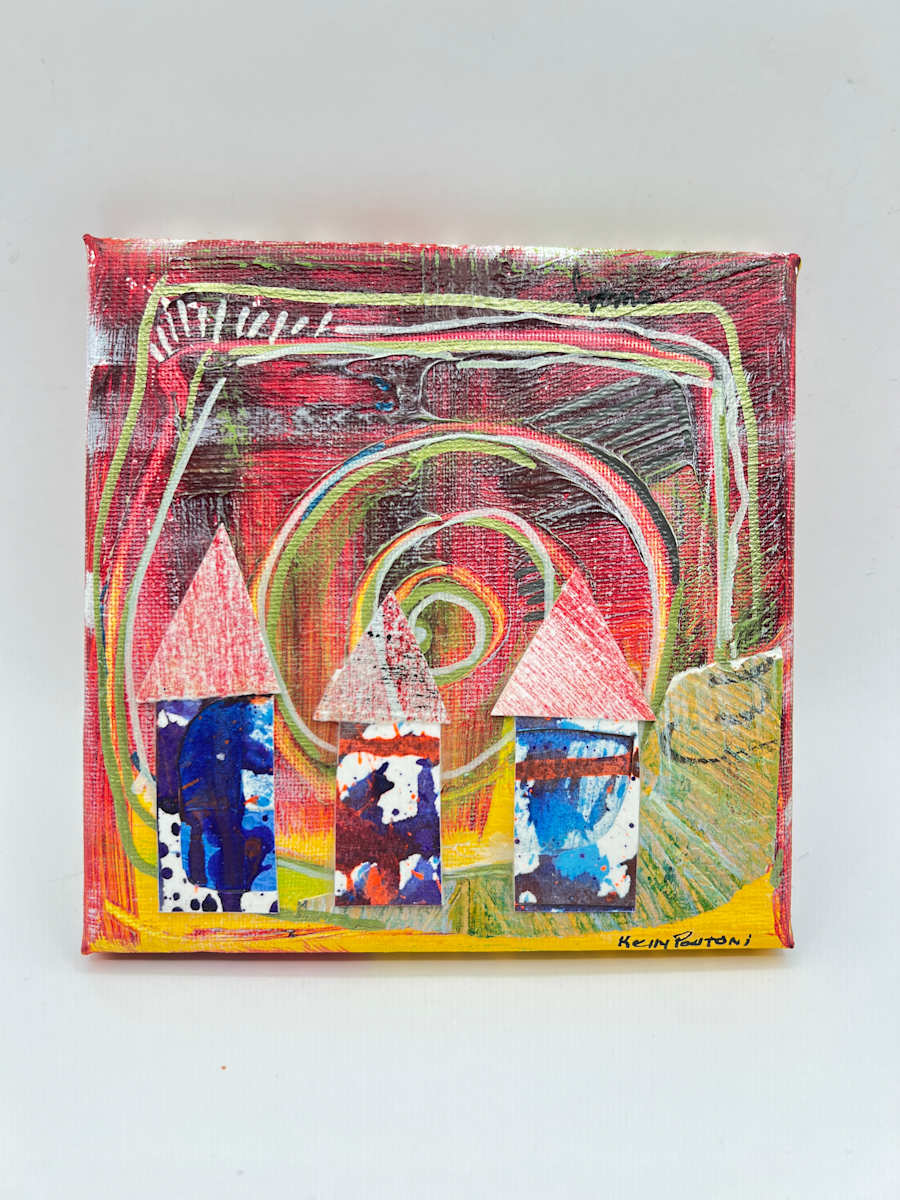 Three Houses by Kelly K. Pontoni 