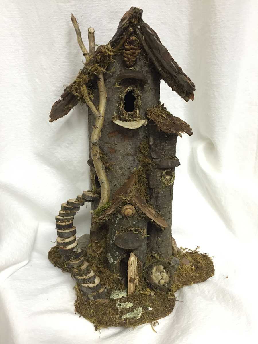FAIRY HOUSE: spiral staircase Tower Trio by Cheryl Holz 