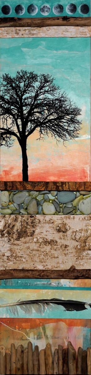 Gloaming Oak Totem by Cheryl Holz 