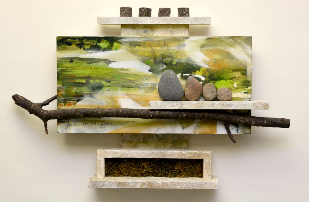 Green Flow Totem by Cheryl Holz 