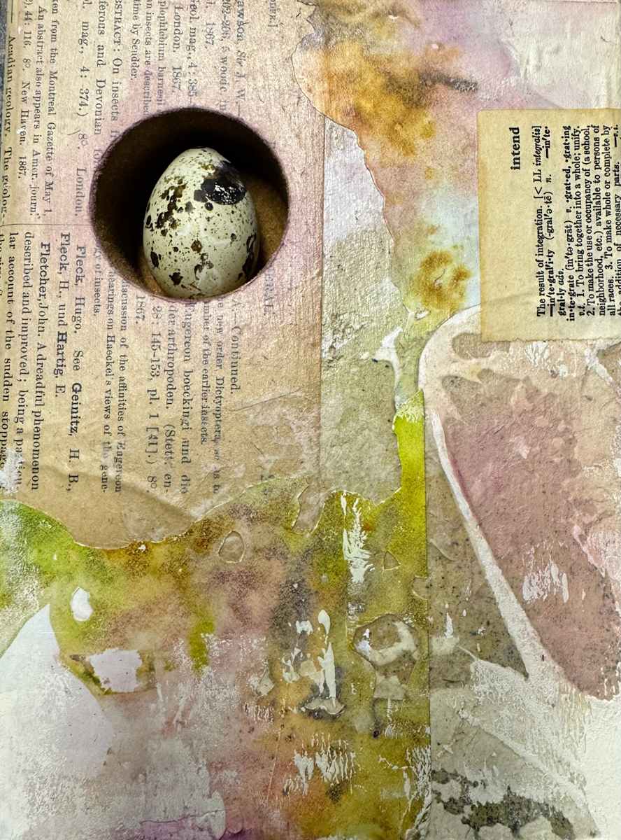 Pastel Quail's Nest by Cheryl Holz, Image 1.