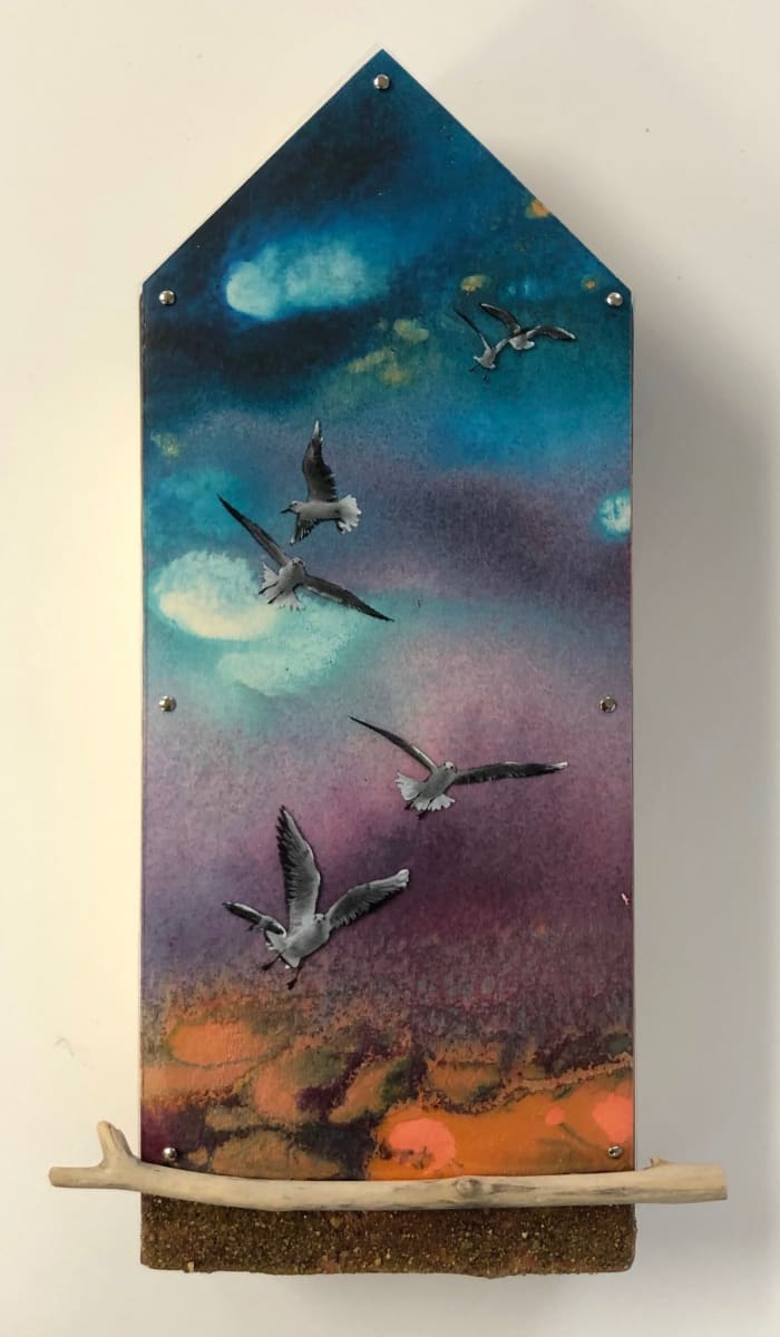 Bird Auction- Lake Gulls Beach bound 