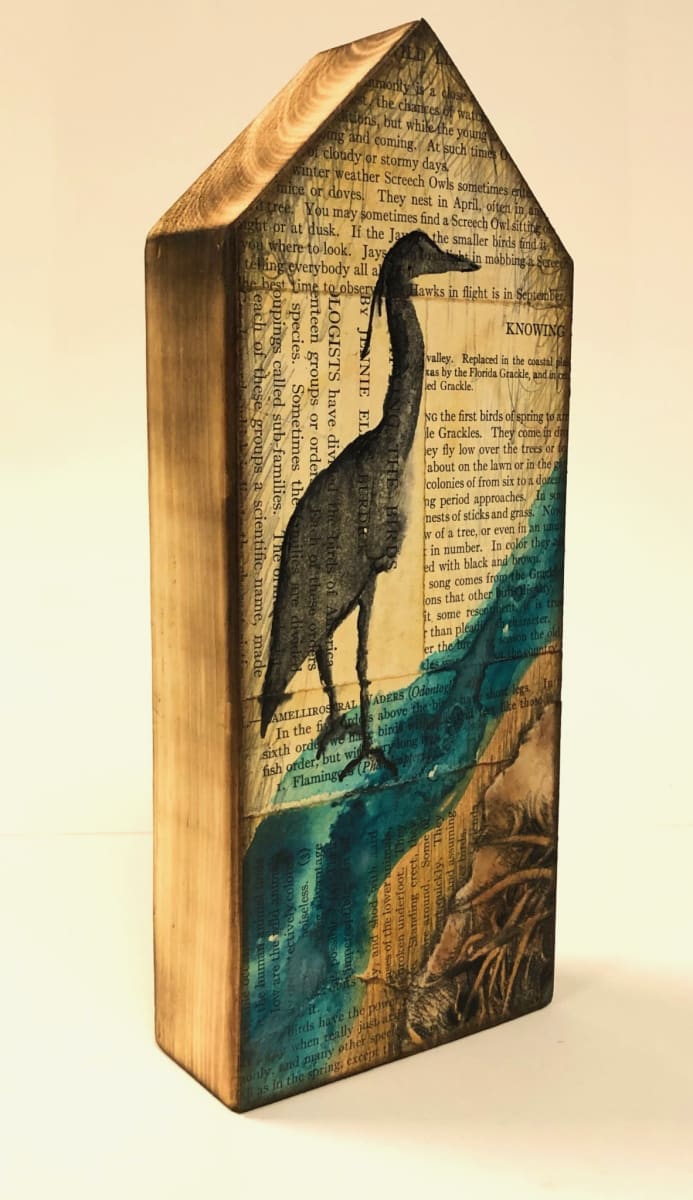Bird Auction- Great Blue Wader 