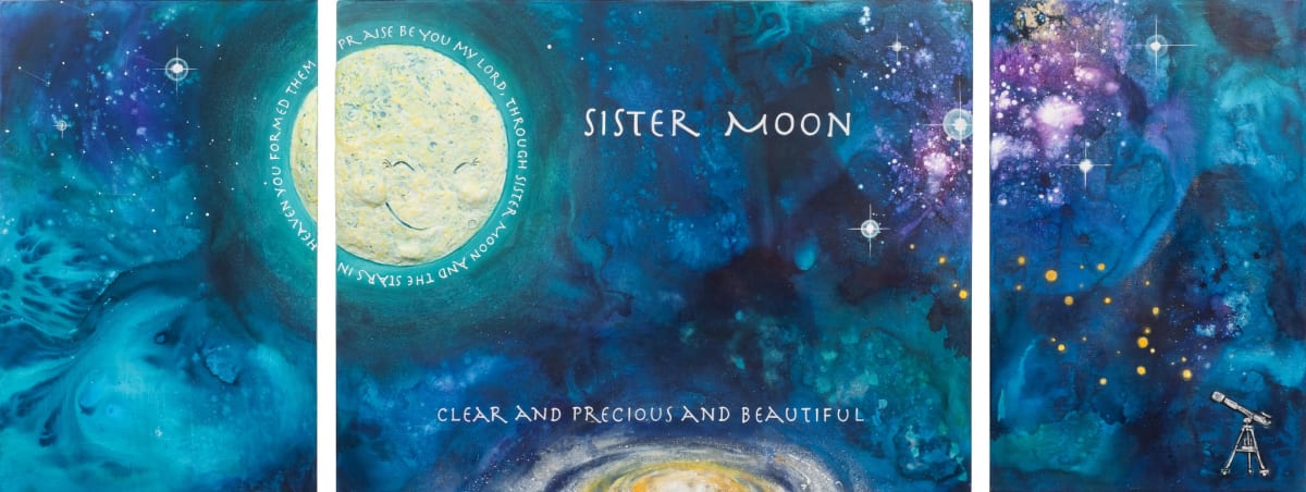 Sister Moon Commission for OSF Childrens Hospital by Cheryl Holz 