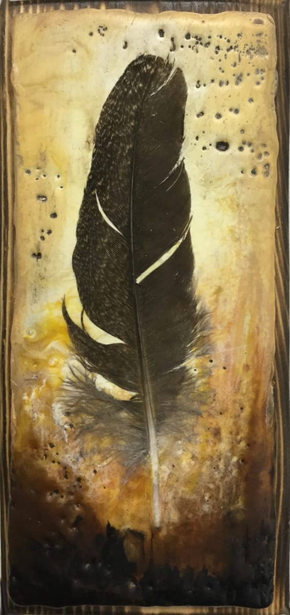 Encaustic Autumn Quail 