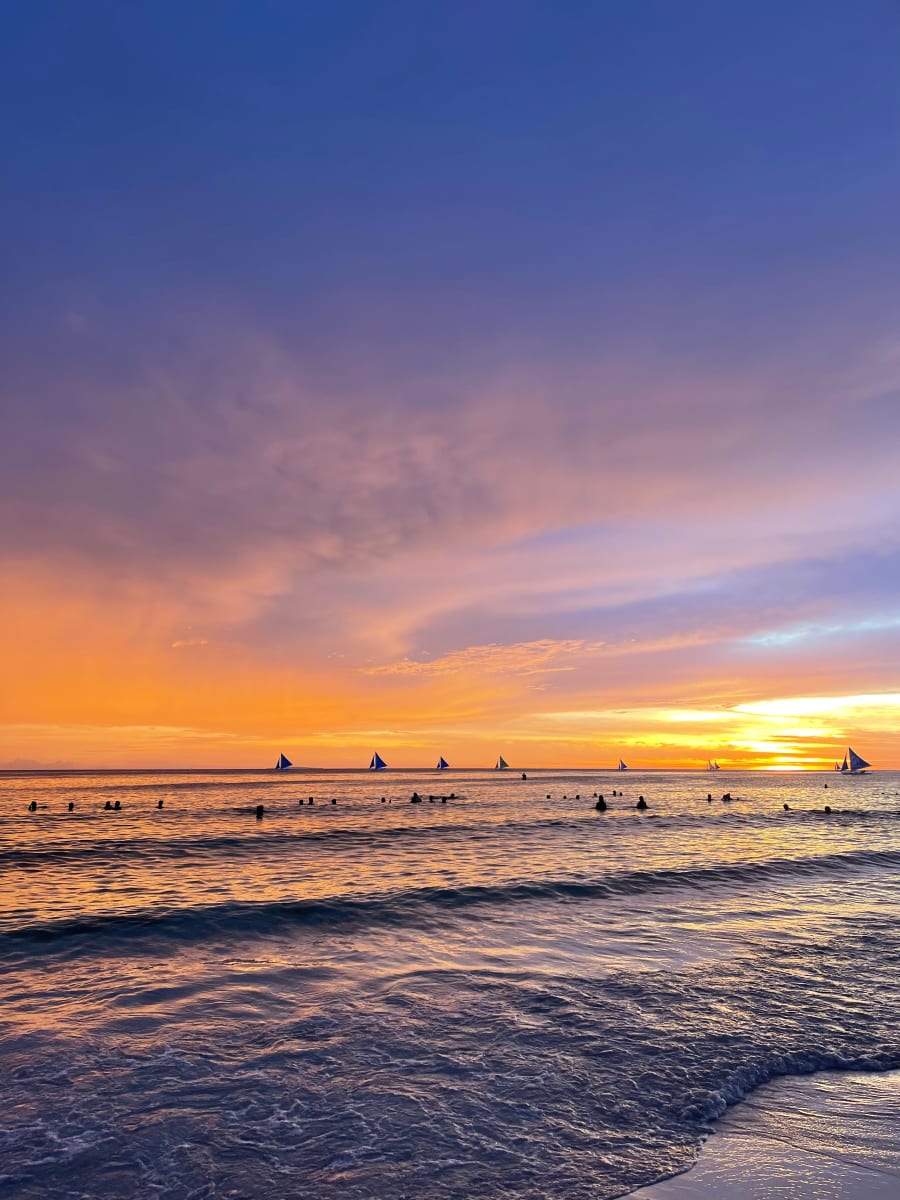 Boracay Sunset by Razielle Araos Seguritan, RN 