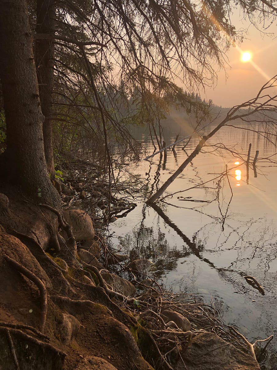 Ross Lake, Alberta by Melissa Aytenfisu 
