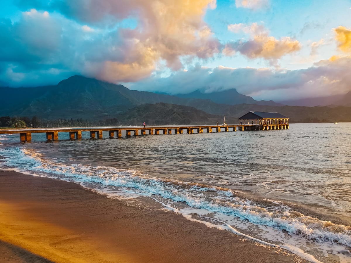 Twilight Pier by Brenda Valverde 