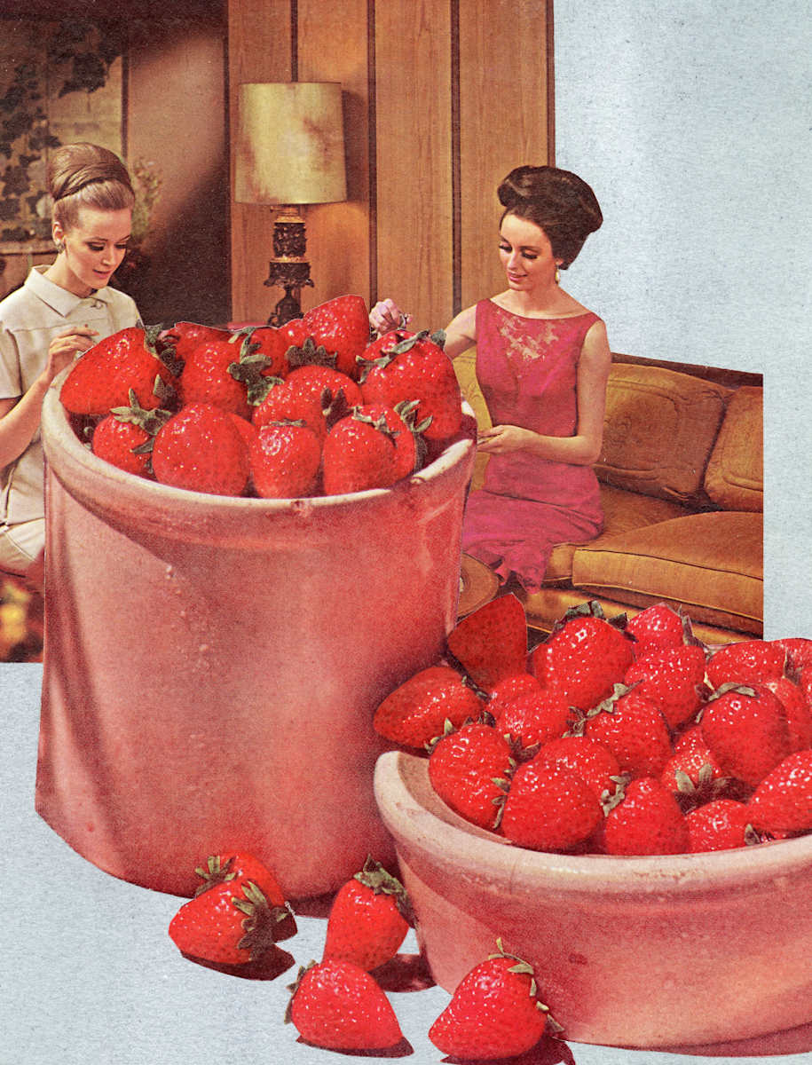 Strawberry Dish by Suzy Kopf 